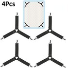 4x Triangle Bed Sheet Mattress Holder Fastener Grippers Clips Suspender Fashion