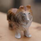 Vintage Collie Dog Figurine Made In Japan Porcelain 5  Long X 3 1 4  Tall