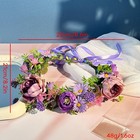 Yuruyi Floral Crown Garland For Women  Flower Crown Hair Wreath Headbands For   