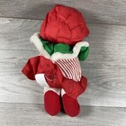 Vintage 1992 Fisher Price Puffalump Kids Christmas Girl Plush Doll Vinyl Face