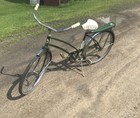 Vtg Hawthorne Girls Bicycle   Green   Montgomery Ward  Classic 50   s Bike