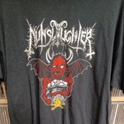 Nunslaughter - Devil s Domain Tour 2024 Short Sleeve T-shirt Xl Death Metal New