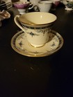Minton Grasmere Blue Cup   Saucer Fine Porcelain Mint Never Used