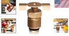 Air Compressor Drain Valve Brass Petcock 1 4  Npt Male Thread High Durability