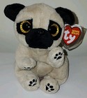 Ty Beanie Baby Bellies Izzy The Pug Dog 6  New Mwmts Plush Stuffed Animal Toy