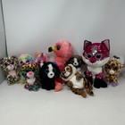 Ty Beanie Boos Lot Leopard Tiger Dog More Stuffed Animal Set Of 10 Pcs No Tag