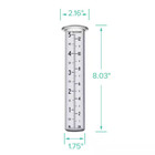 5-inch Capacity Rain Gauge Replacement Glass Tube