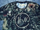 21 Pilots Bandito Concert Tour Floral Print T-shirt Medium New Unisex Camo 2018