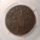 1652-1674 New Jersey St  Patrick Colonial Farthing Pcgs F Detail