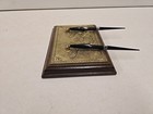 Antique Western Union Postal Telegraph Office Advertising Executive Desk Set