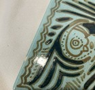 Vtg 5 5    Felix Tissot Mexican Folk Art Pottery Tile Birds Signed Please Read