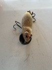 Vintage Heddon Meadow Mouse Fishing Lure Black Bead Eyes 2 5 8    Fur Finish