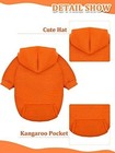 6 Pieces Dog Hoodie Dog Clothes Sweaters With Hat Pet Winter Clothes Warm Hoo   