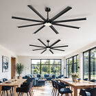 96  Industrial Ceiling Fan Commercial W  Light   Remote Reversible Quiet Motor