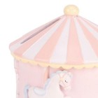 Carousel Money Bank Box Resin - Pink