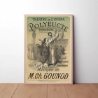 Polyeucte Charles Gounod Vintage French Opera Theatre Art Poster 24x36