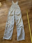 1950s Pay Day Hickory Stripe Railroad Overalls 34x30 Boro Distressed Penneys Usa