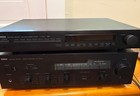 Yamaha Natural Sound Stereo Amplifier Ax-400u Am fm Digital Tuner Tx-540 Combo