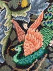 William Morris Beth Russell Acanthus And Birds Needlepoint Completed No Frame