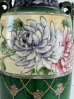 Antique Japanese Pottery Vase Large Moriage Urn Hand Painted Ceramic Samsuta 12   