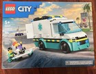 Lego City Emergency Ambulance Building Toy With 2 Minifigures 60451 New  Sealed
