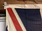Vintage Large Union Jack Stitched Flag  88 Inches X 43 Inches