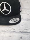 Nwt Mercedes-amg Petronas F1 Racing Team Flat Brim Snapback Black Cap Hat
