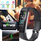 Waterproof Bluetooth Fitbit  Smart Sport Watch Blood Pressure Heart Rate Tracker