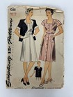 Rare Vintage 1944 Simplicity Punch Hole Sewing Pattern  1038 40 Bust 43 Hip Read