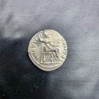 Ancient Roman Silver Coin Denarius Tiberius Livia 14-37 Ad Lugdunum