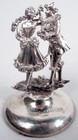 Keight Holders Place Card Menu Commedia Dell arte English Sterling Silver 1907