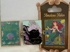    disney Timeless Tales Trifold The Little Mermaid Ariel Le 3000 Collector Pin 