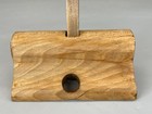 Vintage Wooden Granny s Tooth Router Plane 1 2  Iron Woodworking Old Tool