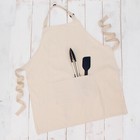 Personalized W htv 100  Cotton Canvas Adjust  Apron Bib - Twin Pockets - 6 Color