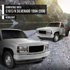 Led Headlights W bulbs For Gmc C1500 K1500 Yukon 94-99 Smoky Lens Black Housing