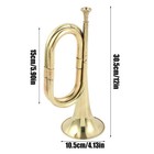 Antique Style Bugle Copper Cavalry Musical Instrument Blowing Trumpet For Band 