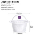 2x Replacement Pool Strainer Skimmer Basket W  Handle For Hayward Sp1091 Pentair