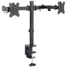 Vivo Stand-v002 Dual Monitor Desk Mount - Black