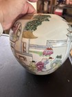Chinese Handmade Vase With Hand-painted Figures And Architecture Motif