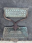 Antique 1901 Berninghaus Barber Chair Footrest Short Arm Assembly 
