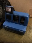 Vintage Polaroid Impulse Camera Blue With Case  Manuals  Strap Tested Working