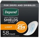 Pads For Men Bladder Control Pads  Light  58 Count