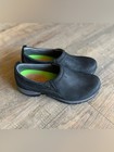 Dansko Patti Womens Size 38 7 5 Gray Slip-on Vibram Slip Resistant Leather Shoes
