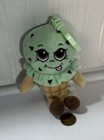 Whiffer Sniffers May B  Minty Ice Cream Backpack Purse Clip Plush Scented 6   