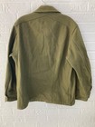 Vtg Us Army Og-108 Wool Field Shirt Mens M Olive Drab Korean War Era Military