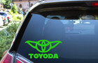 Toyoda Green Vinyl Decal Funny Bumper Sticker Laptop Car Truck Free Shipping 5 