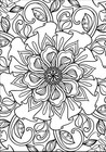 Printable Adult Coloring Book Mandala Designs     20 Pages Pdf