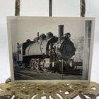 Vintage Steam Locomotive Railroad Train Photo 4x5 B w Gelatin Silver Original