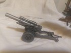 Vintage Marx Battleground Desert Fox 54mm Howitzer Cannon Gun Firing