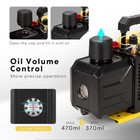 7 2cfm 2 Stage Vacuum Pump 3 4hp Rotary Hvac Refrigeration Air Conditioning Ac